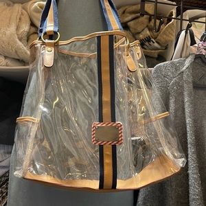 Hilfiger tote , plastic.